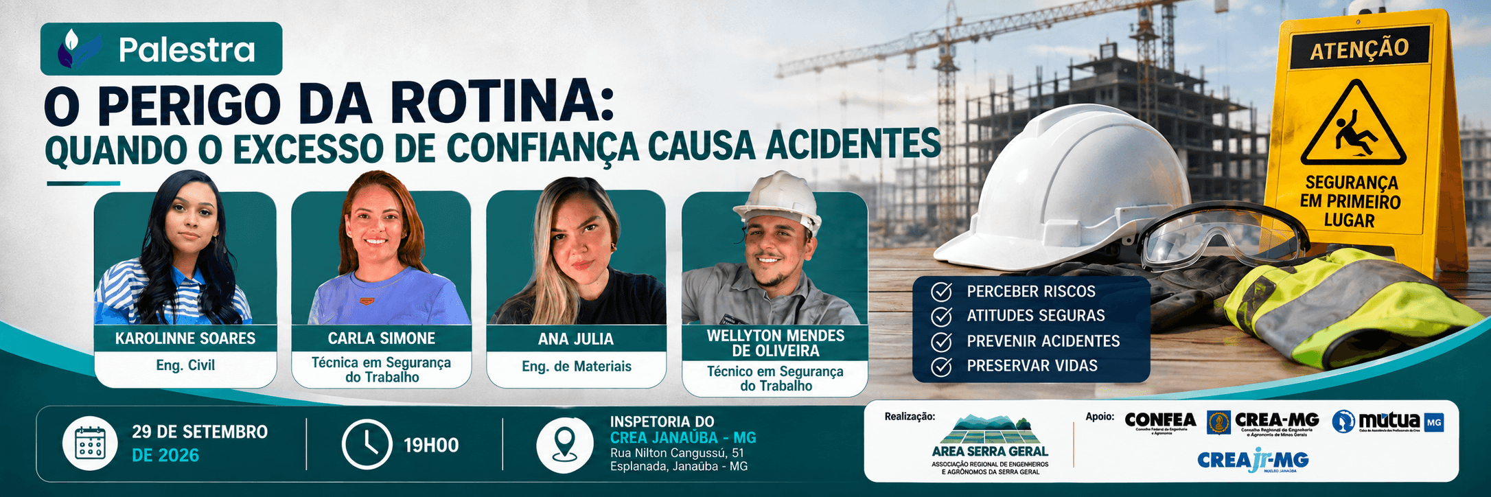 O perigo da rotina: Quando o Excesso de confiança Causa Acidentes